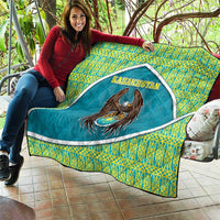 Kazakhstan Quilt The Eagle With Kazakh Patterns - Wonder Print Shop