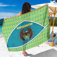 Kazakhstan Sarong The Eagle With Kazakh Patterns - Wonder Print Shop