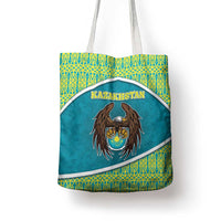 Kazakhstan Tote Bag The Eagle With Kazakh Patterns - Wonder Print Shop