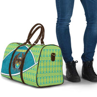 Kazakhstan Travel Bag The Eagle With Kazakh Patterns - Wonder Print Shop