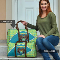 Kazakhstan Travel Bag The Eagle With Kazakh Patterns - Wonder Print Shop