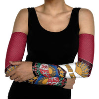 Latvia Arm Sleeves Symbol With Latvians Patterns - Wonder Print Shop