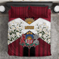 Latvia Bedding Set Symbol With Latvians Patterns - Wonder Print Shop