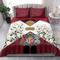 Latvia Bedding Set Symbol With Latvians Patterns - Wonder Print Shop