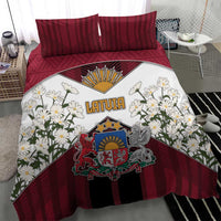 Latvia Bedding Set Symbol With Latvians Patterns - Wonder Print Shop