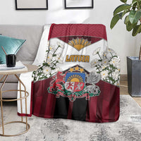 Latvia Blanket Symbol With Latvians Patterns - Wonder Print Shop