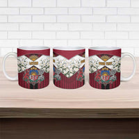 Personalized Latvia Ceramic Mug Symbol With Latvians Patterns - Wonder Print Shop