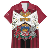 Personalized Latvia Family Matching Long Sleeve Bodycon Dress and Hawaiian Shirt Symbol With Latvians Patterns - Wonder Print Shop