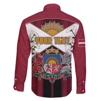 Personalized Latvia Family Matching Off Shoulder Short Dress and Hawaiian Shirt Symbol With Latvians Patterns - Wonder Print Shop