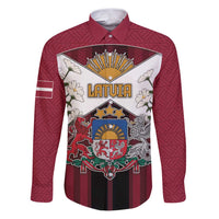 Personalized Latvia Family Matching Puletasi and Hawaiian Shirt Symbol With Latvians Patterns - Wonder Print Shop