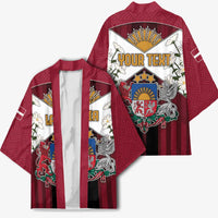 Personalized Latvia Kimono Symbol With Latvians Patterns - Wonder Print Shop