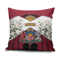 Latvia Pillow Cover Symbol With Latvians Patterns - Wonder Print Shop