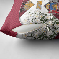 Latvia Pillow Cover Symbol With Latvians Patterns - Wonder Print Shop