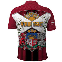 Personalized Latvia Polo Shirt Symbol With Latvians Patterns - Wonder Print Shop