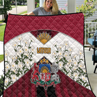 Latvia Quilt Symbol With Latvians Patterns - Wonder Print Shop