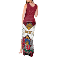 Personalized Latvia Tank Maxi Dress Symbol With Latvians Patterns - Wonder Print Shop