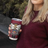 Personalized Latvia Tumbler Cup Symbol With Latvians Patterns - Wonder Print Shop