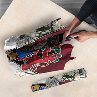 Latvia Umbrella Symbol With Latvians Patterns - Wonder Print Shop