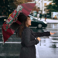 Latvia Umbrella Symbol With Latvians Patterns - Wonder Print Shop