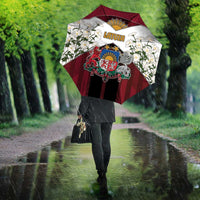 Latvia Umbrella Symbol With Latvians Patterns - Wonder Print Shop