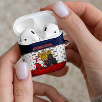 France Christmas AirPods Case Pere Noel And Pere Fouettard - Wonder Print Shop