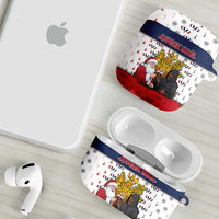 France Christmas AirPods Case Pere Noel And Pere Fouettard - Wonder Print Shop