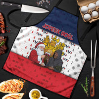 France Christmas Apron Pere Noel And Pere Fouettard - Wonder Print Shop