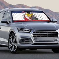 France Christmas Auto Sun Shade Pere Noel And Pere Fouettard - Wonder Print Shop