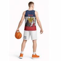 France Christmas Basketball Jersey Pere Noel And Pere Fouettard - Wonder Print Shop