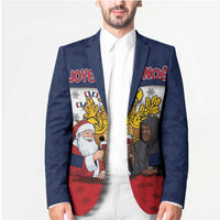 France Christmas Blazer Pere Noel And Pere Fouettard - Wonder Print Shop