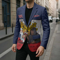 France Christmas Blazer Pere Noel And Pere Fouettard - Wonder Print Shop
