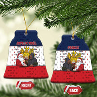 France Christmas Ceramic Ornament Pere Noel And Pere Fouettard - Wonder Print Shop