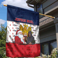 France Christmas Garden Flag Pere Noel And Pere Fouettard - Wonder Print Shop