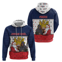 France Christmas Hoodie Pere Noel And Pere Fouettard - Wonder Print Shop
