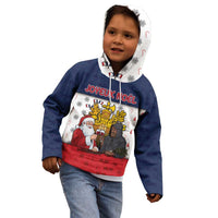 France Christmas Kid Hoodie Pere Noel And Pere Fouettard - Wonder Print Shop