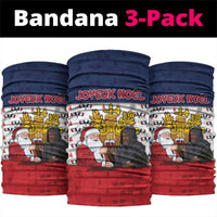 France Christmas Neck Gaiter Pere Noel And Pere Fouettard - Wonder Print Shop