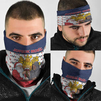 France Christmas Neck Gaiter Pere Noel And Pere Fouettard - Wonder Print Shop