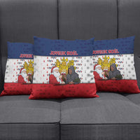 France Christmas Pillow Cover Pere Noel And Pere Fouettard - Wonder Print Shop