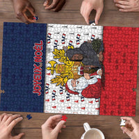 France Christmas Puzzle Pere Noel And Pere Fouettard - Wonder Print Shop