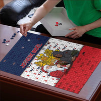 France Christmas Puzzle Pere Noel And Pere Fouettard - Wonder Print Shop