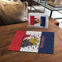 France Christmas Puzzle Pere Noel And Pere Fouettard - Wonder Print Shop