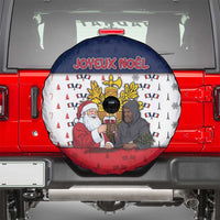 France Christmas Spare Tire Cover Pere Noel And Pere Fouettard - Wonder Print Shop