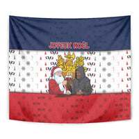 France Christmas Tapestry Pere Noel And Pere Fouettard - Wonder Print Shop
