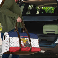 France Christmas Travel Bag Pere Noel And Pere Fouettard - Wonder Print Shop