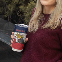 France Christmas Tumbler Cup Pere Noel And Pere Fouettard - Wonder Print Shop