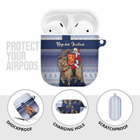 Finland Christmas AirPods Case Joulupukki With Coat Of Arms - Wonder Print Shop