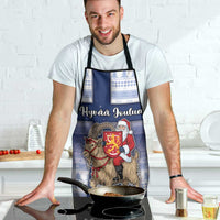 Finland Christmas Apron Joulupukki With Coat Of Arms - Wonder Print Shop