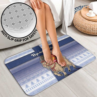 Finland Christmas Bathroom Set Joulupukki With Coat Of Arms - Wonder Print Shop