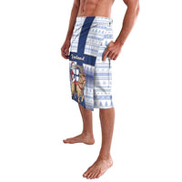 Finland Christmas Lavalava Joulupukki With Coat Of Arms - Wonder Print Shop