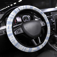 Finland Christmas Steering Wheel Cover Joulupukki With Coat Of Arms - Wonder Print Shop